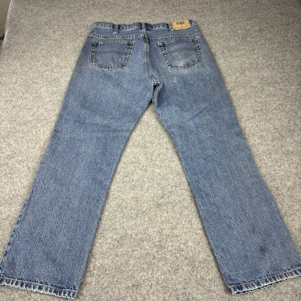 Real Ranch Premium‎ Jeans Mens 35x32 Lot Of 5 Western Cowboy Rodeo Painters Work